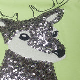 First Love Reindeer Printed T-Shirt For Kids