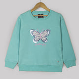 First Love 3D Butterfly embroidery Sweatshirt For Kids