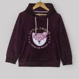 First Love Kids Velvet SuperSoft Hooded Sweatshirt