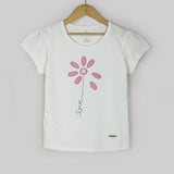 First Love Flower Print T-Shirt For Kids