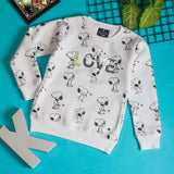 First Love Printed Sweatshirt For Kids