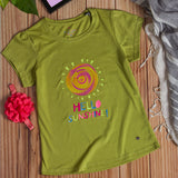 First Love Kids Hello Sunshine Printed T-Shirt